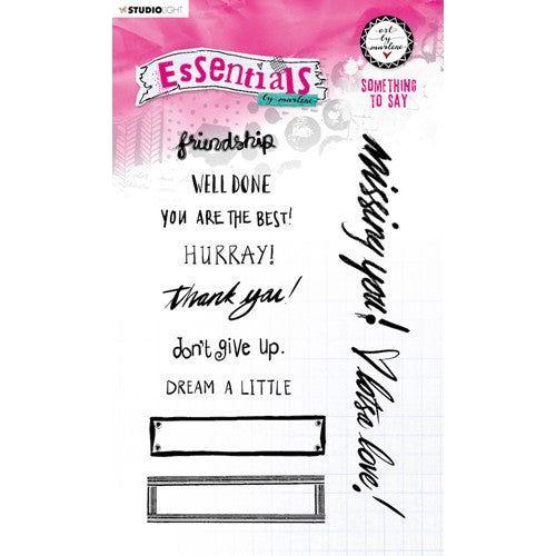 Simon Says Stamp! Studio Light SOMETHING TO SAY ABM Essentials Clear Stamps 75 abmesstamp75*