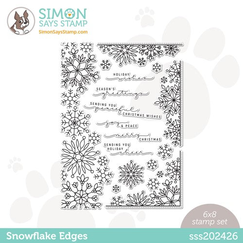 Floating Snowflakes, Layered Clear Stamp Set