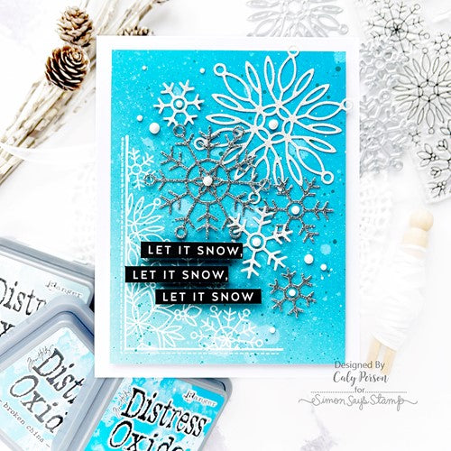 Lavinia Stamps - Snowflakes Large Stamp