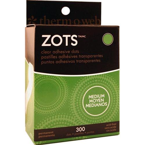 Simon Says Stamp! Zots MEDIUM Clear Adhesive Dots Permanent 3784