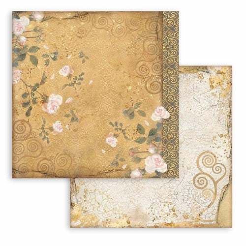 Stamperia Klimt Paper Pad Backgrounds 12x12