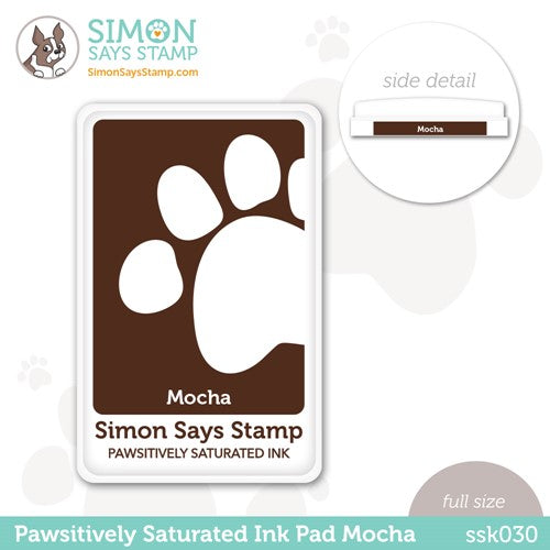 Simon Says Stamp! Simon Says Stamp Pawsitively Saturated Ink Pad MOCHA ssk030