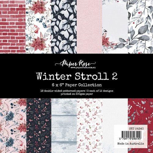 Paper Rose Winter Stroll 2 6x6 Paper Pack