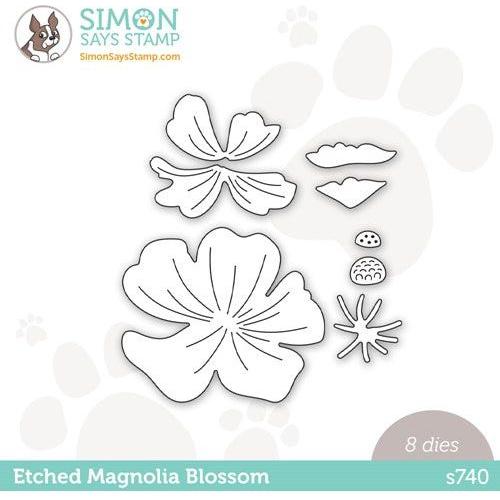 Simon Says Stamp! Simon Says Stamp ETCHED MAGNOLIA BLOSSOM Wafer Dies s740