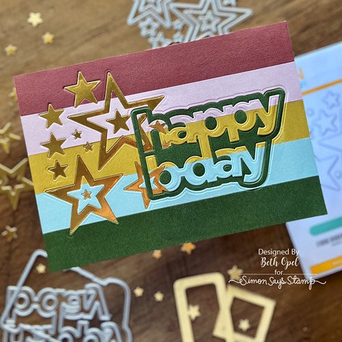 Simon Says Stamp Curly Streamers Wafer Die S408 | Simon Says Wafer Dies | Crafting & Stamping Supplies from Simon Says Stamp