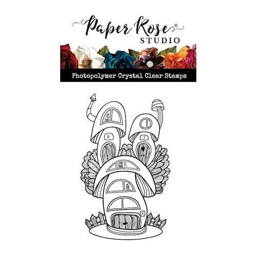 Simon Says Stamp! Paper Rose MUSHROOM HOUSE 2 Clear Stamp 24619*