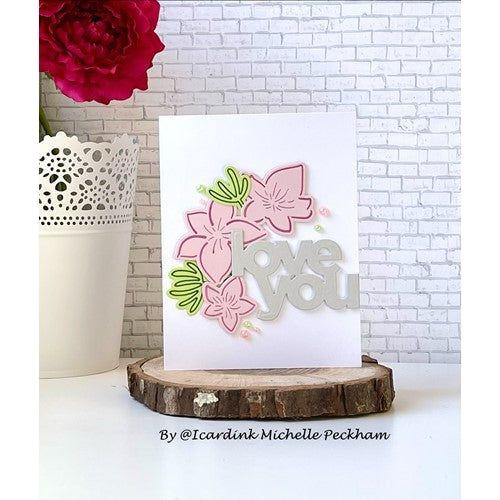 Simon Says Stamp! Simon Says Stamp SKETCHED GARDEN FLOWERS Hot Foil Plates and Dies s752