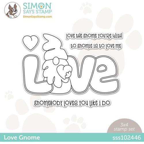 Simon Says Stamp! Simon Says Clear Stamps LOVE GNOME sss102446