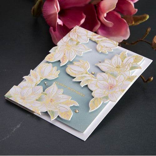 Spellbinders Etched Dies - Magnolia Blooms