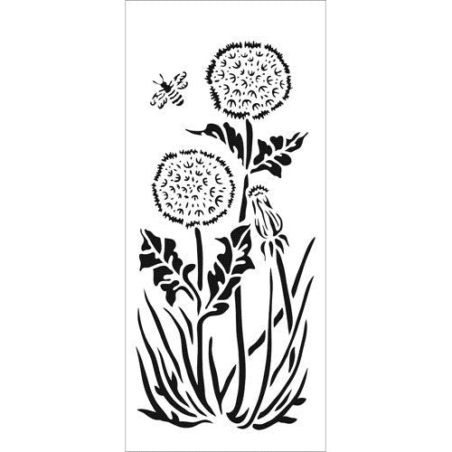 Simon Says Stamp! The Crafter's Workshop DANDELION PUFFS Slimline Stencil tcw2327*