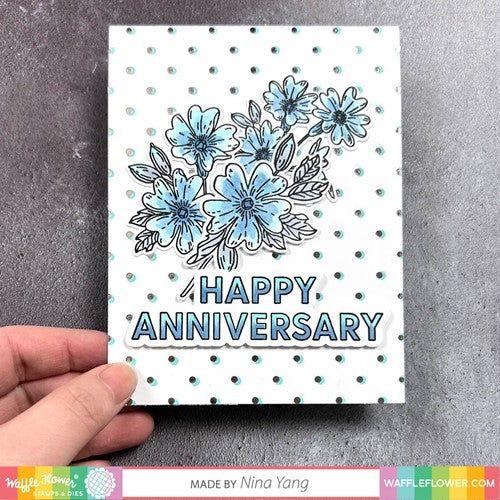 Simon Says Stamp! Waffle Flower VIOLET AND PRIMROSE Clear Stamps 420961*