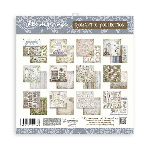 Stamperia 12 Scrapbook Paper Pad - Romantic Garden House – Ninnys