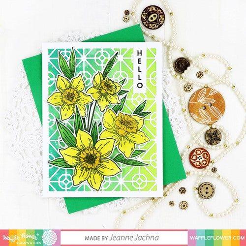 Simon Says Stamp! Waffle Flower DAFFODIL Clear Stamps 420991*