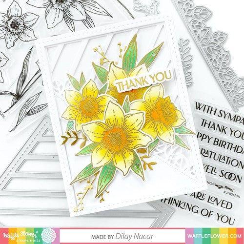 Simon Says Stamp! Waffle Flower DAFFODIL Clear Stamps 420991*