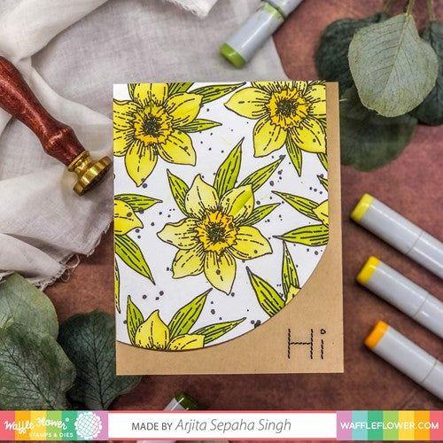 Simon Says Stamp! Waffle Flower DAFFODIL Clear Stamps 420991*