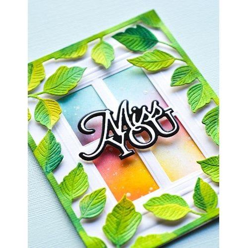 Simon Says Stamp! Memory Box EXQUISITE LEAF FRAME Dies 94665