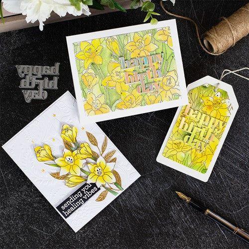 Simon Says Stamp! Simon Says Cling Stamps DAFFODIL FIELD sss102465 | color-code:ALT00