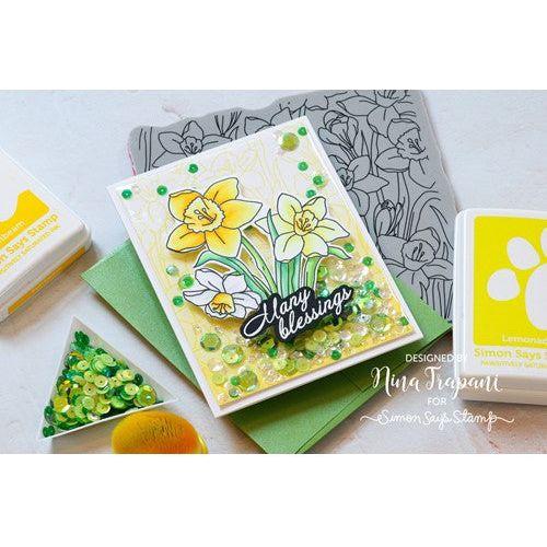 Simon Says Stamp! Simon Says Cling Stamps DAFFODIL FIELD sss102465 | color-code:ALT0