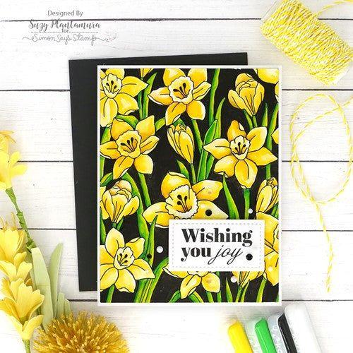 Simon Says Stamp! Simon Says Cling Stamps DAFFODIL FIELD sss102465 | color-code:ALT1