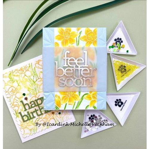 Simon Says Stamp! Simon Says Cling Stamps DAFFODIL FIELD sss102465