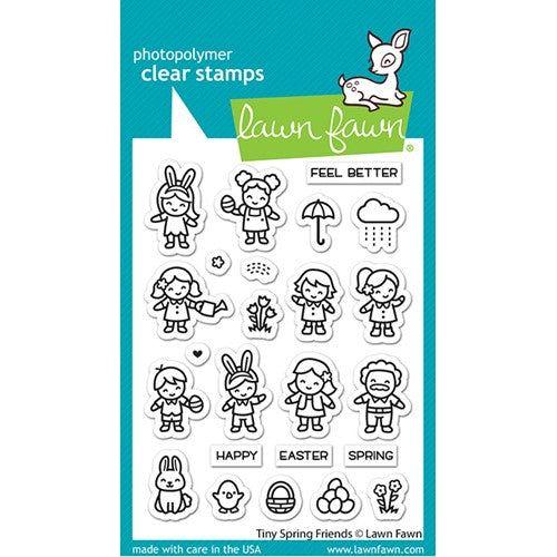 Simon Says Stamp! Lawn Fawn TINY SPRING FRIENDS Clear Stamps lf2778