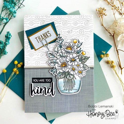 Simon Says Stamp! Honey Bee SMALL CARD BIG HUG Clear Stamp Set hbst-408*