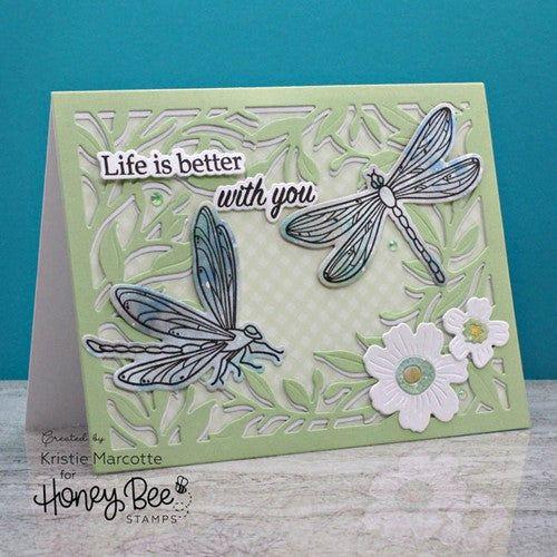 Simon Says Stamp! Honey Bee SMALL CARD BIG HUG Clear Stamp Set hbst-408*