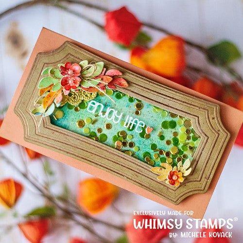 Simon Says Stamp! Whimsy Stamps MINI SLIM NOTCHED Hot Foil Plate WSHFP01*