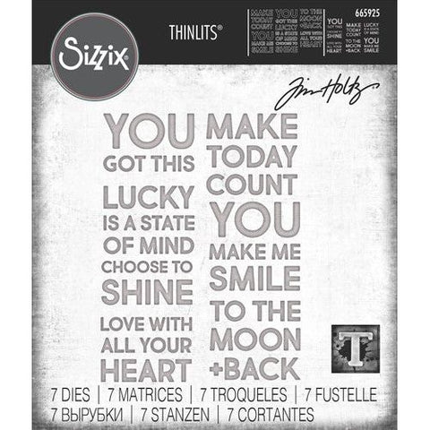 Tim Holtz Sizzix BOLD TEXT 2 Thinlits Dies 665925 – Simon Says Stamp