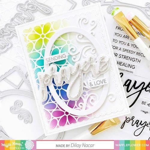 Simon Says Stamp! Waffle Flower OVERSIZED PRAYERS Dies 421002