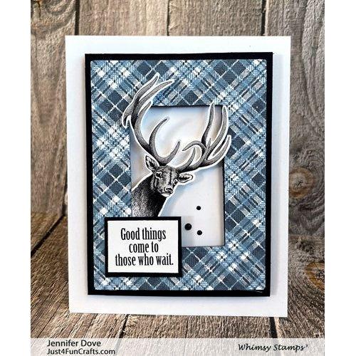 Simon Says Stamp! Whimsy Stamps OH DEER Clear Stamps DA1169