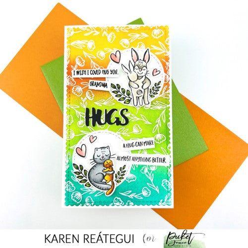 Simon Says Stamp! Picket Fence Studios THE BEST HUGS EVER Clear Stamps a162*