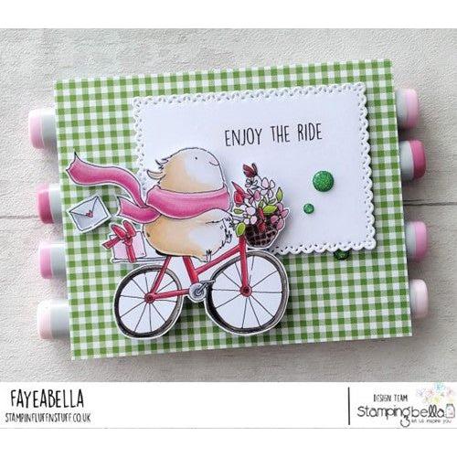 Simon Says Stamp! Stamping Bella GUINEA AND A BICYCLE Cling Stamps eb1125