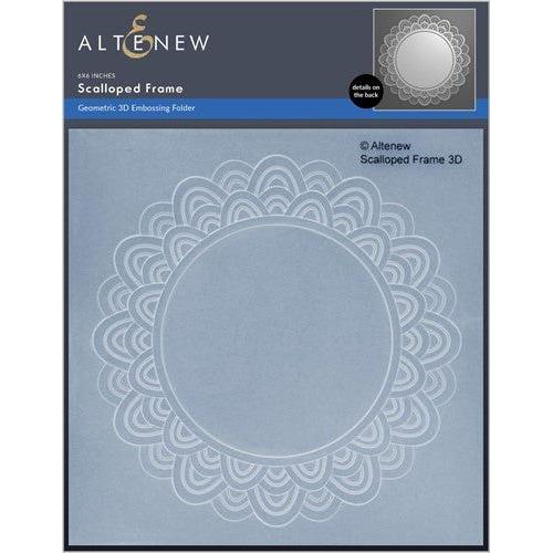 Simon Says Stamp! Altenew SCALLOPED FRAME 3D Embossing Folder ALT6970