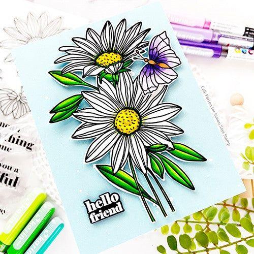 Simon Says Stamp! Gina K Designs DELIGHTFUL DAISIES Clear Stamps as15 | color-code:ALT1