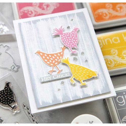 Simon Says Stamp! Gina K Designs HAPPY HENS Clear Stamps dw05 | color-code:ALT1