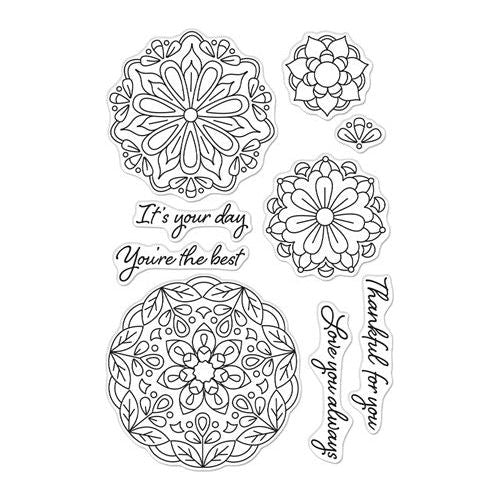 Hero Arts - Clear Photopolymer Stamps - Floral Journaling