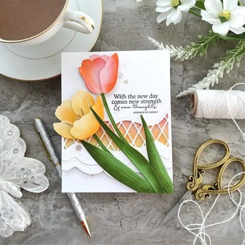 Papertrey Ink INTO THE BLOOMS TULIPS Dies PTI-0414* – Simon Says Stamp