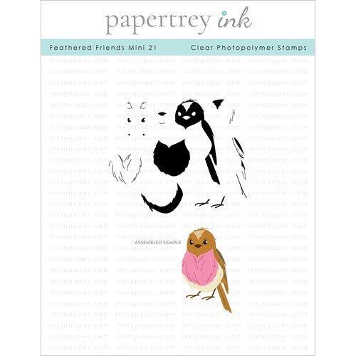 Papertrey Ink FEATHERED FRIENDS MINI 21 Clear Stamps 1375* – Simon Says ...