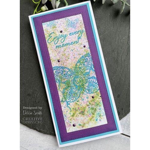 Simon Says Stamp! Creative Expressions DOODLE BUTTERFLY Clear Stamps umsdb103*