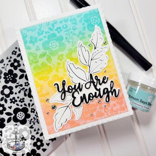 Simon Says Stamp! Simon Says Stamp SKETCHED LEAF BRANCHES Hot Foil Plates and Dies s763 | color-code:ALT5