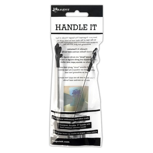 Straw Lid With Flexible Handle - Black