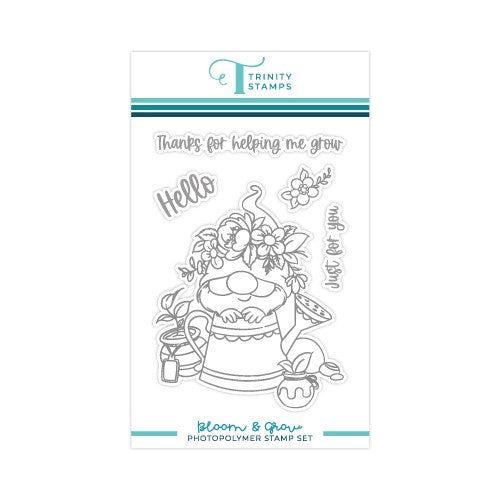 Simon Says Stamp! Trinity Stamps BLOOM AND GROW Clear Stamp Set tps-179