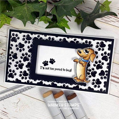 Simon Says Stamp! Whimsy Stamps DOGGIE DID IT Clear Stamps C1393