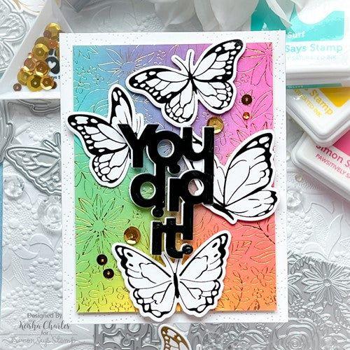 Simon Says Stamp! Simon Says Stamp INTRICATE FLORAL BACKGROUND Hot Foil Plate s781 | color-code:ALT11