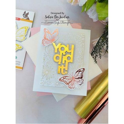 Simon Says Stamp! Simon Says Stamp INTRICATE FLORAL BACKGROUND Hot Foil Plate s781 | color-code:ALT8