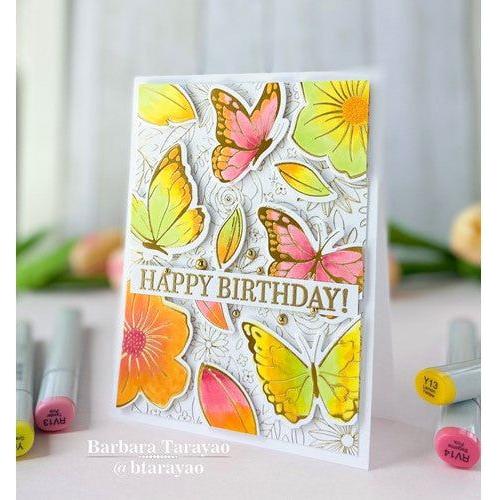 Simon Says Stamp! Simon Says Stamp INTRICATE FLORAL BACKGROUND Hot Foil Plate s781 | color-code:ALT91