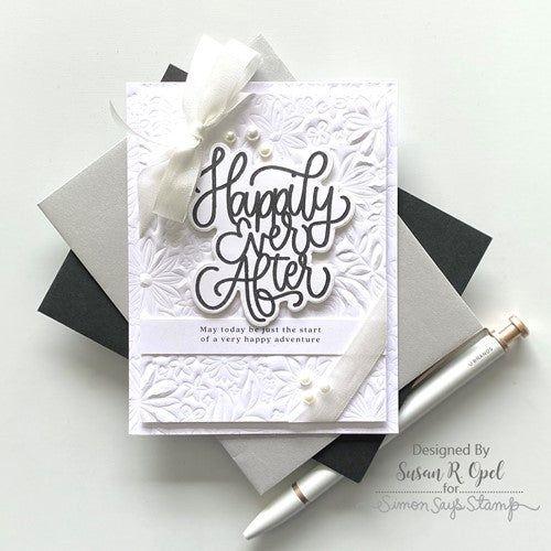 Simon Says Stamp! Simon Says Stamp INTRICATE FLORAL BACKGROUND Hot Foil Plate s781