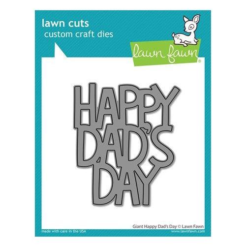 Simon Says Stamp! Lawn Fawn GIANT HAPPY DAD'S DAY Die Cut lf2885