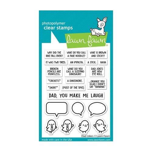 Simon Says Stamp! Lawn Fawn DAD JOKES Clear Stamps lf2863